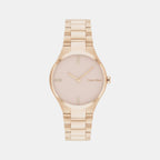 Admire Women Quartz Gold Dial Analog Stainless Steel Watch 25200334