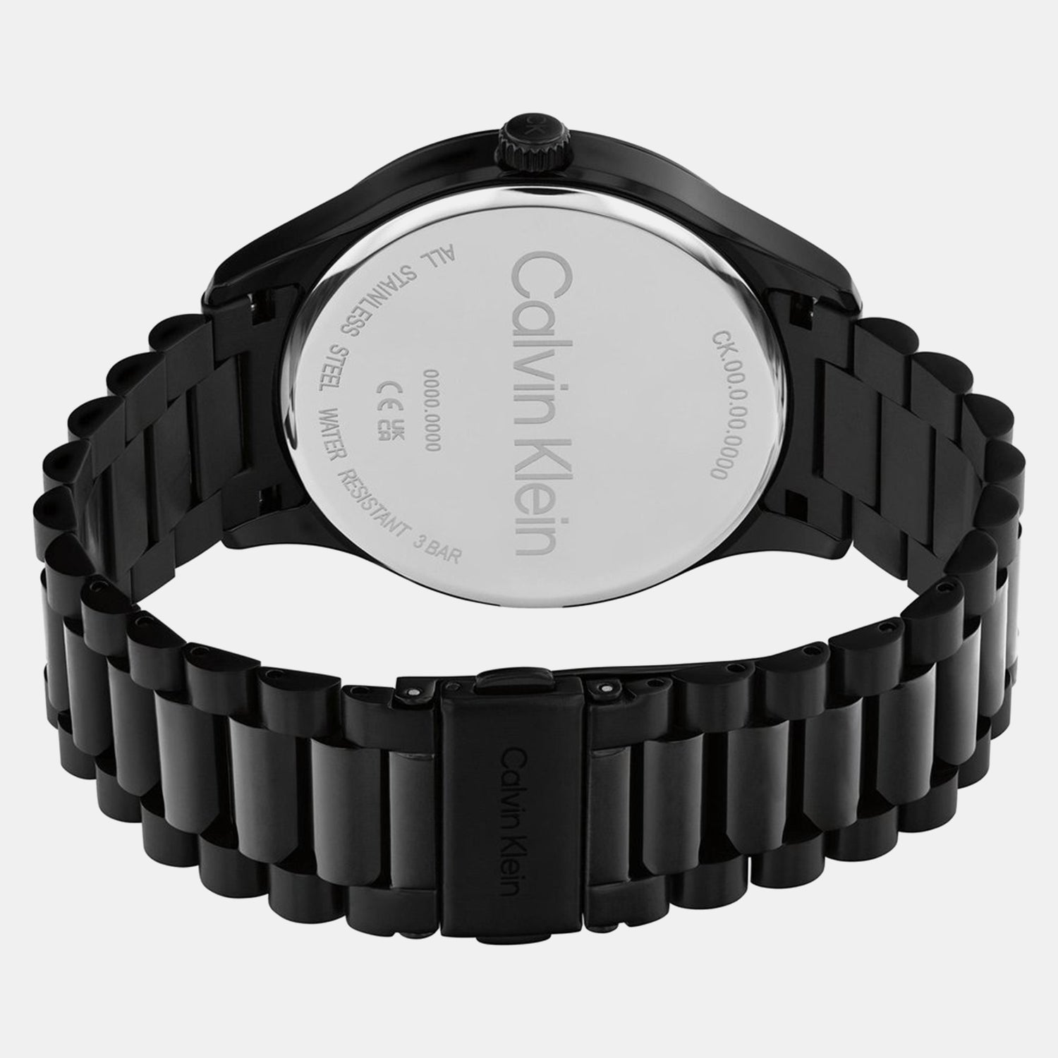 Iconic Unisex Quartz Black Dial Analog Stainless Steel Watch 25200344
