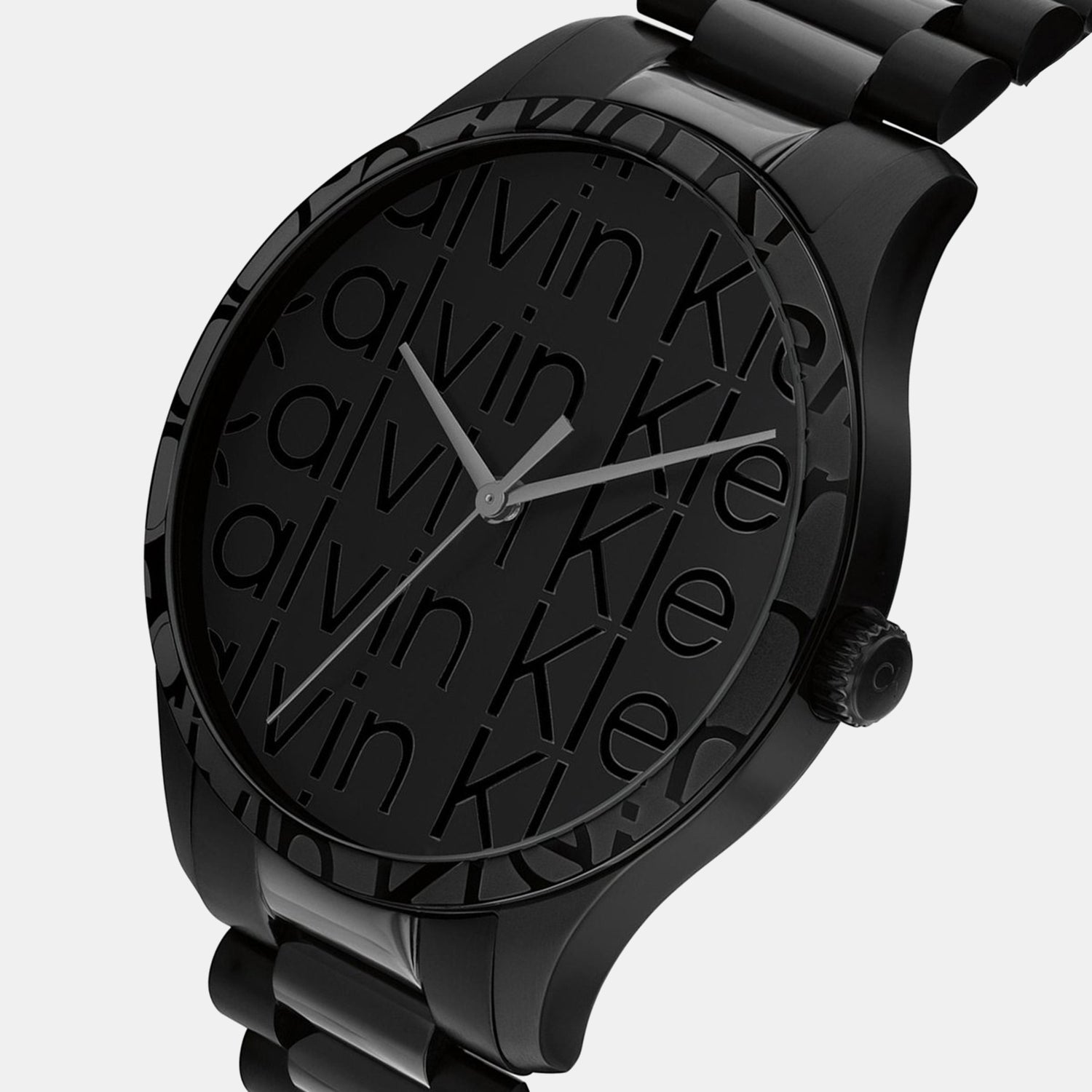 Iconic Unisex Quartz Black Dial Analog Stainless Steel Watch 25200344