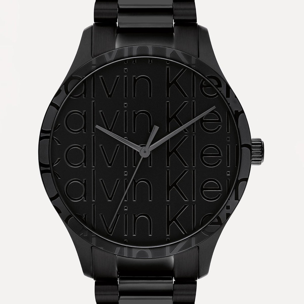 Iconic Unisex Quartz Black Dial Analog Stainless Steel Watch 25200344