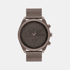 Impact Men Quartz Brown Dial Chronograph Mesh Watch 25200361