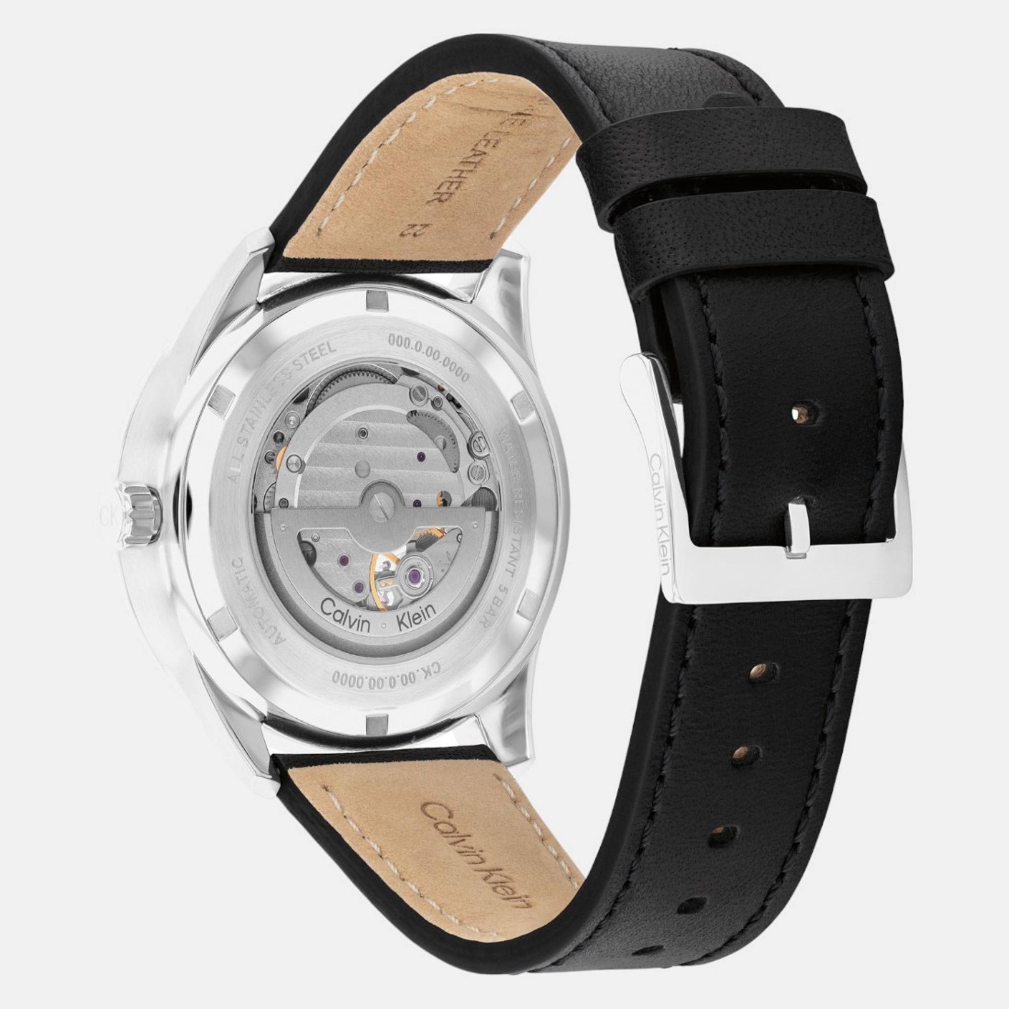 Calvin Klein Men Round Black watch