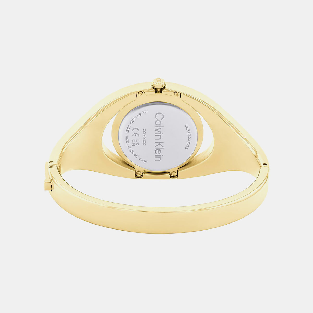 Ck Elation Women Quartz Champagne Dial Analog Stainless Steel Watch 25200391