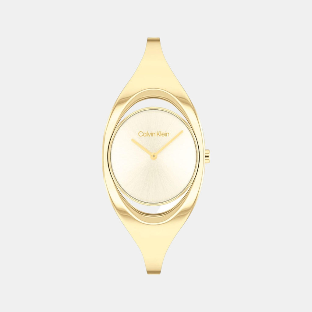 Calvin Klein Round Champagne Analog watch
