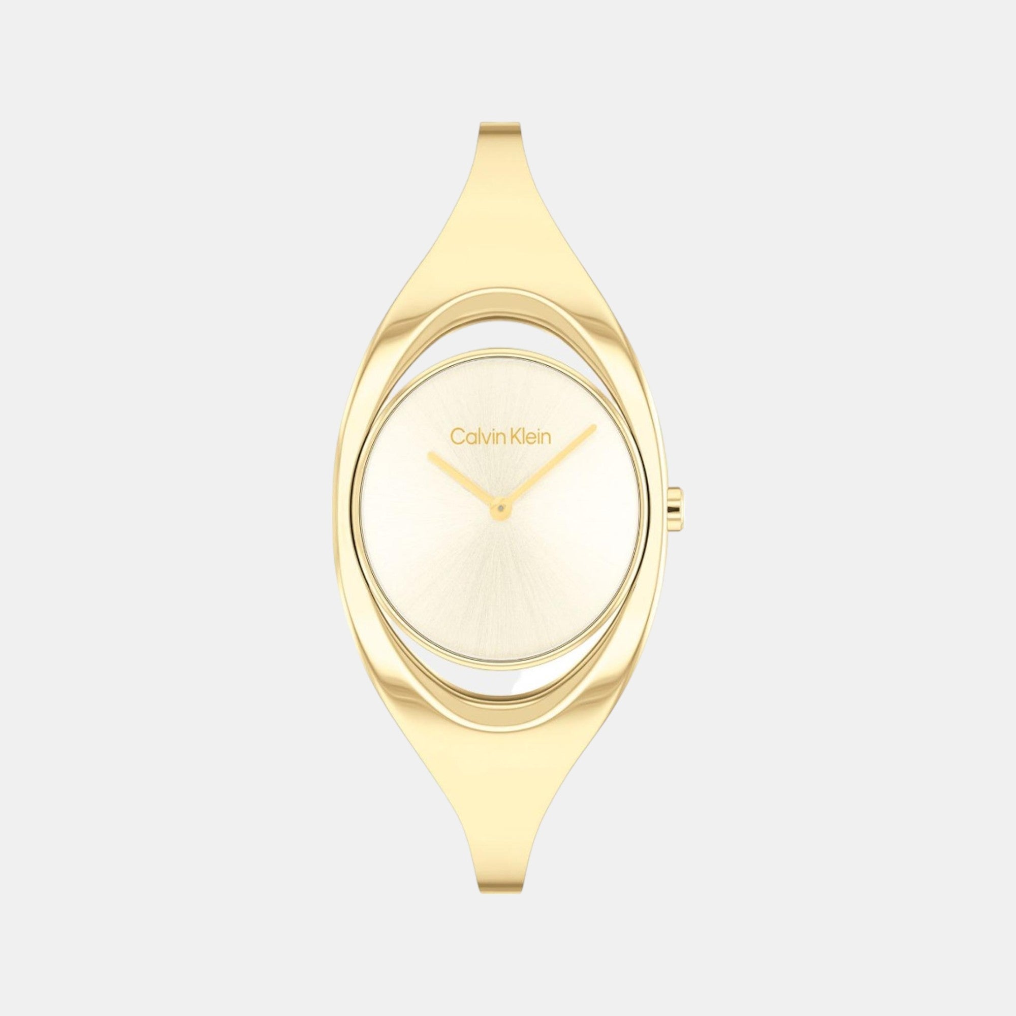 Calvin Klein Round Champagne Analog watch