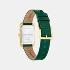 Women Quartz Gold Dial Analog Leather Watch 25200397