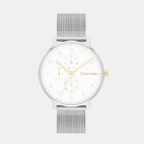 Calvin Klein Round Silver Analog watch