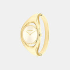 Ck Elation Women Quartz Champagne Dial Analog Stainless Steel Watch 25200422