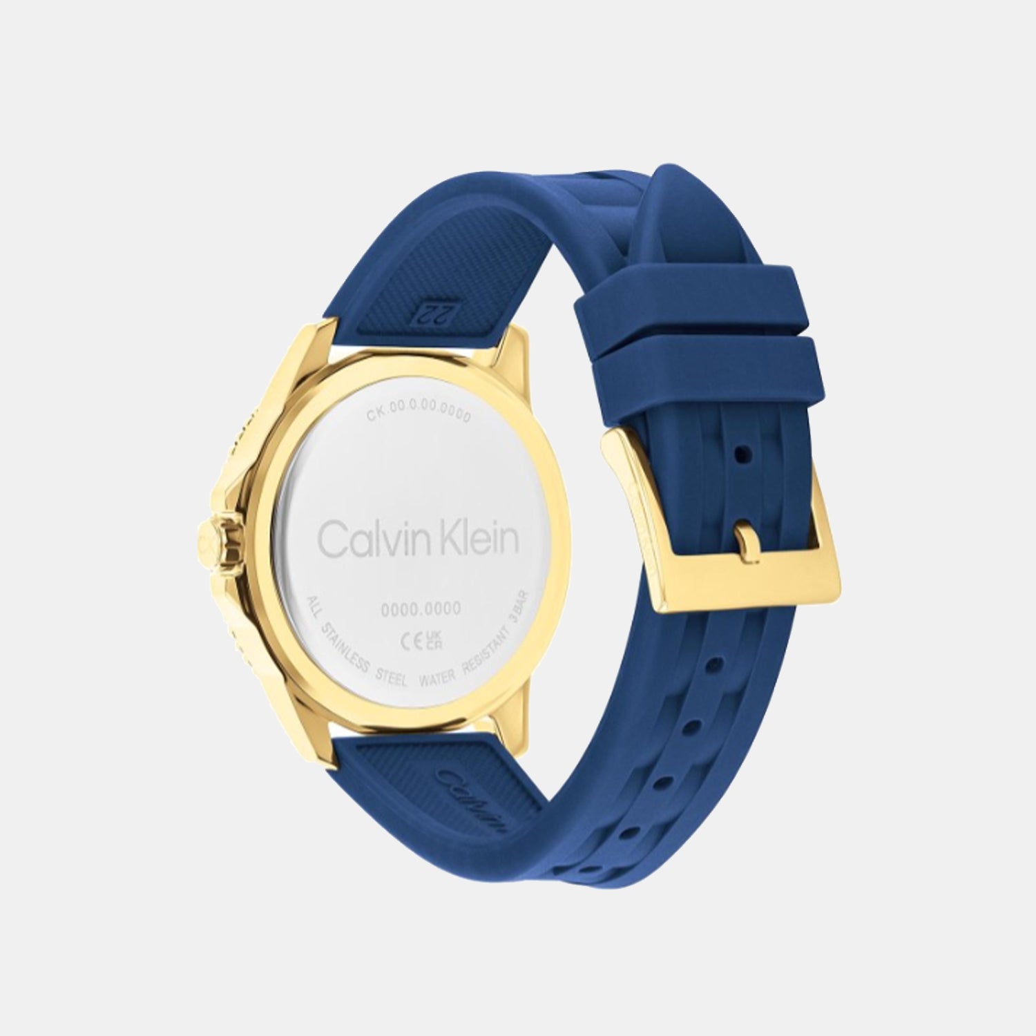 Calvin Klein Men Round Navy watch