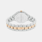 Linked Women Quartz White Dial Analog Stainless Steel Watch 25200428