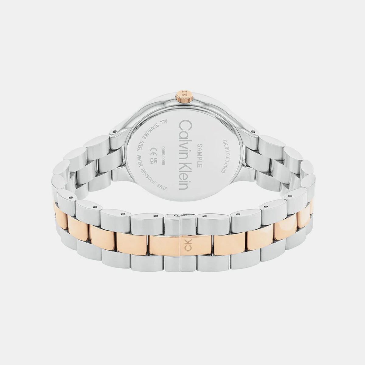 Linked Women Quartz Mother Of Pearl Dial Analog Stainless Steel Watch 25200428