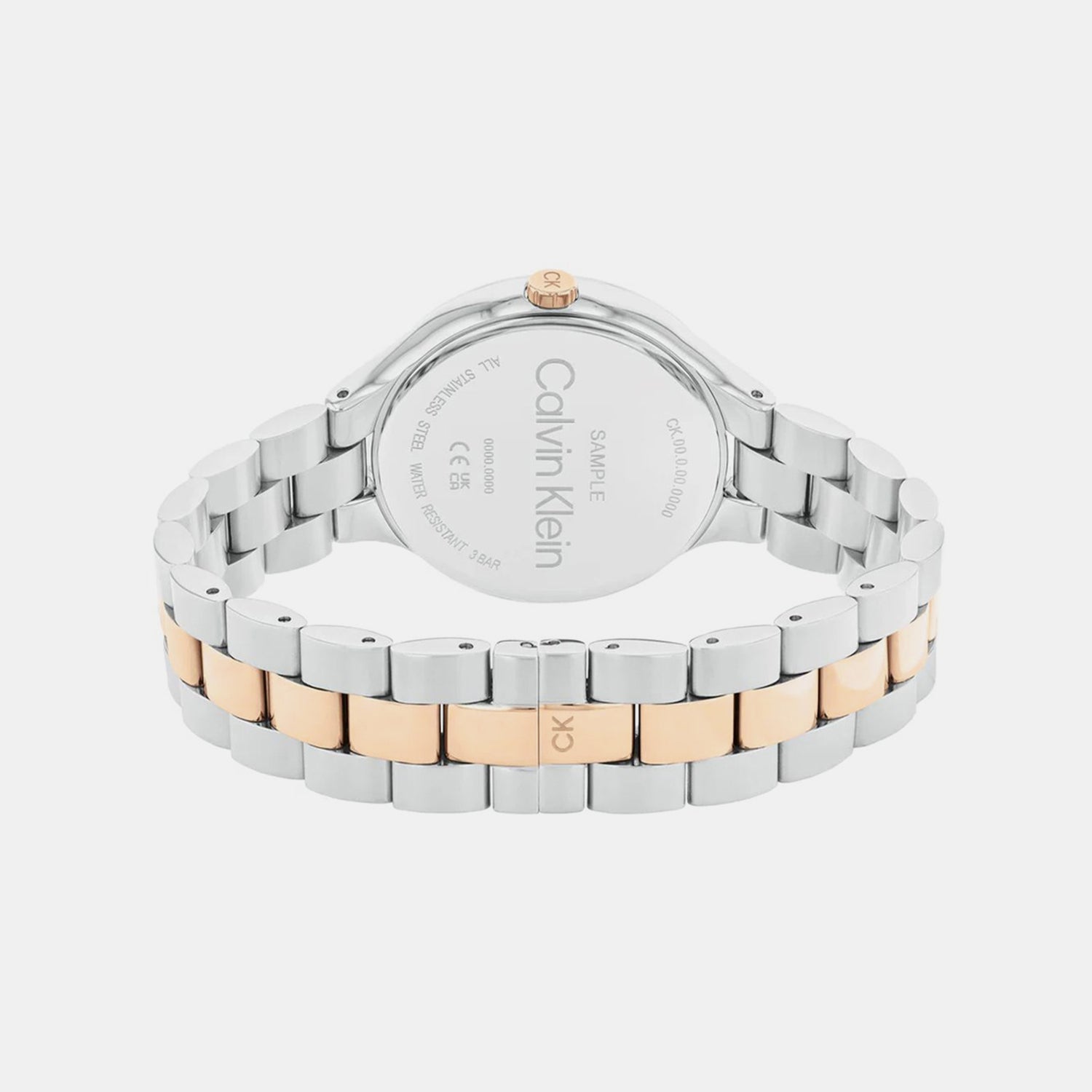 Linked Women Quartz White Dial Analog Stainless Steel Watch 25200428