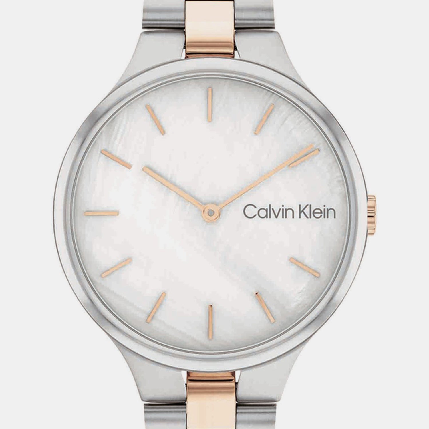 Linked Women Quartz White Dial Analog Stainless Steel Watch 25200428