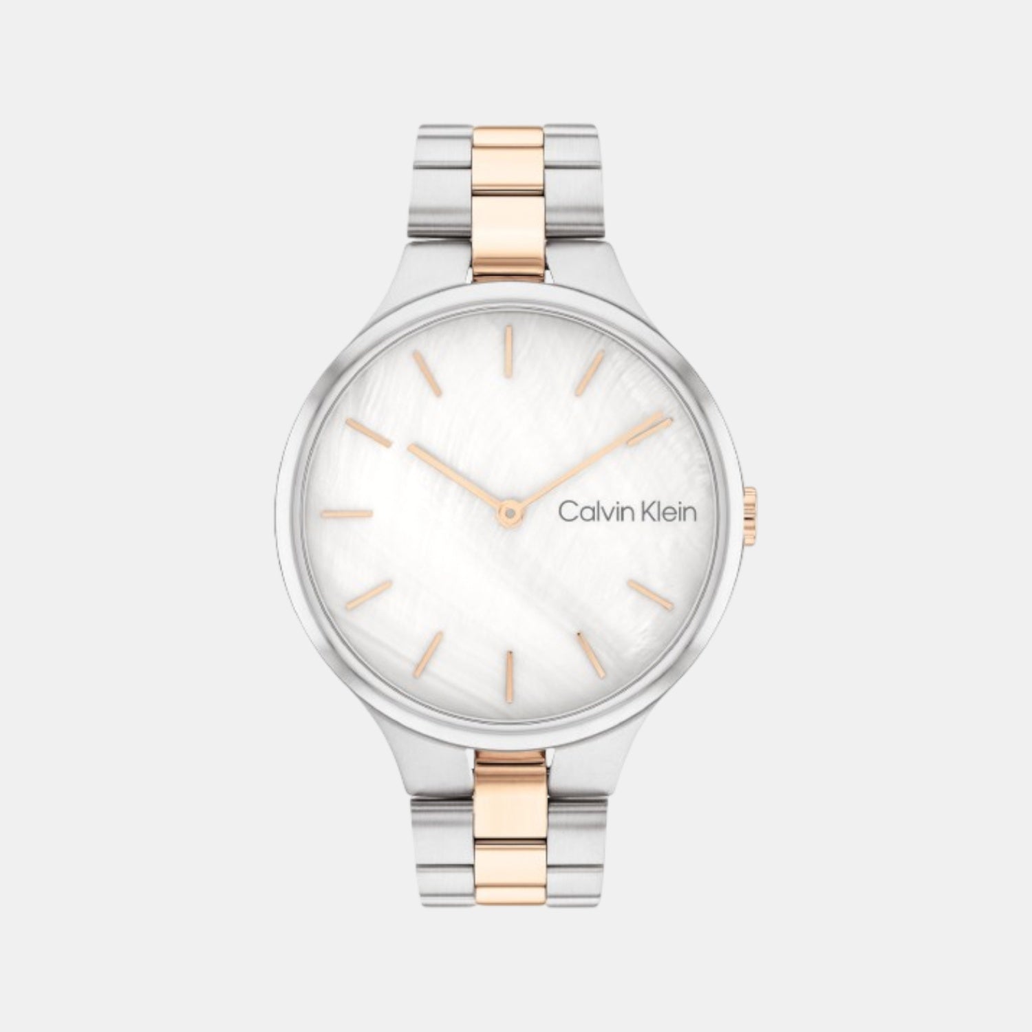 Linked Women Quartz White Dial Analog Stainless Steel Watch 25200428