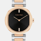 Ck Sensation Women Quartz Black Dial Analog Stainless Steel Watch 25200432