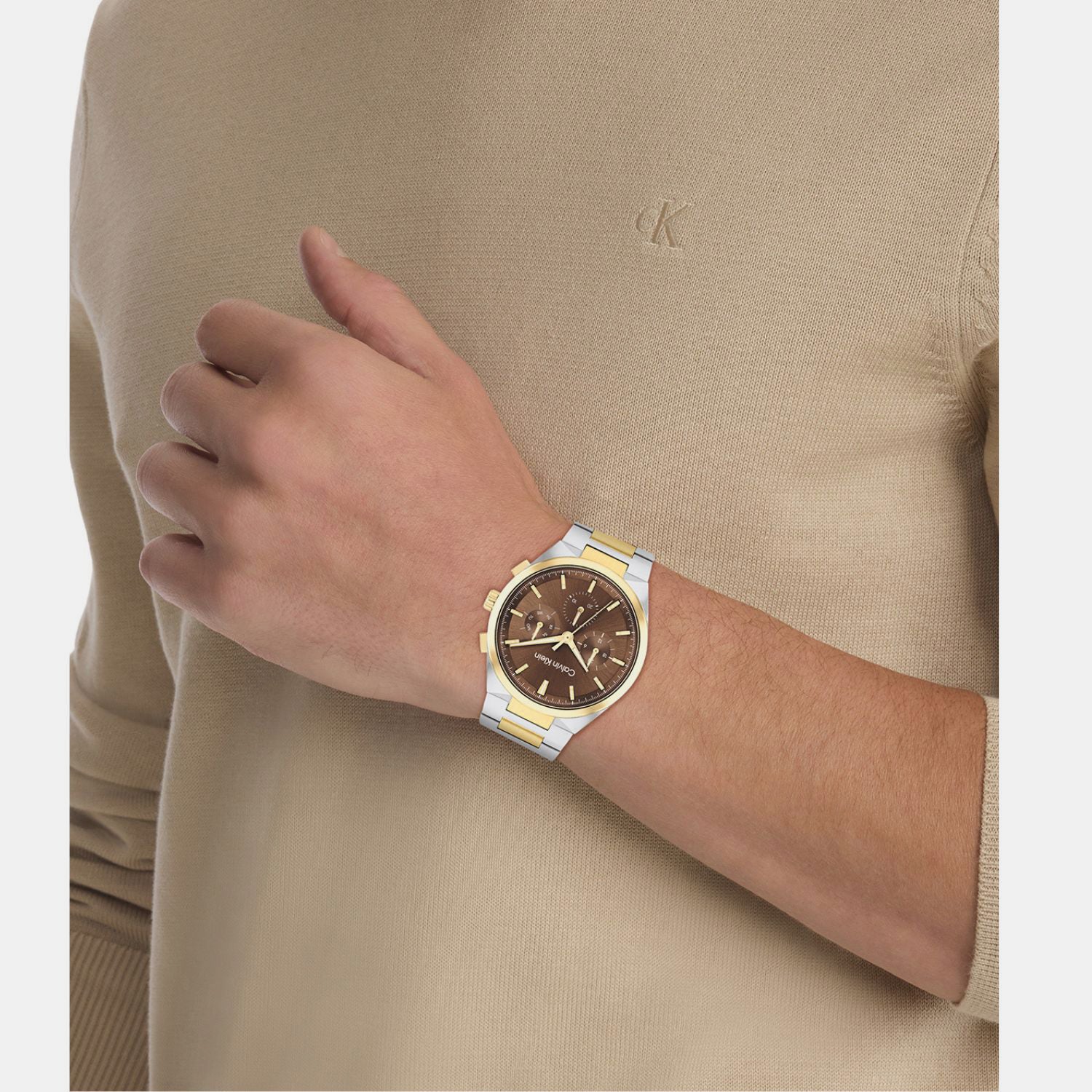 Calvin Klein Stainless Steel Dark Brown watch