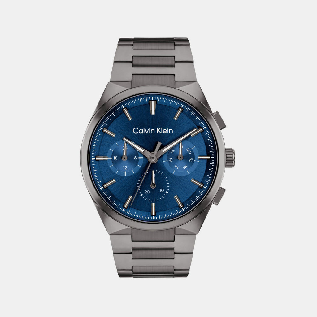 Calvin Klein Round Dark Blue Chronograph watch