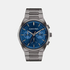 Calvin Klein Round Dark Blue Chronograph watch