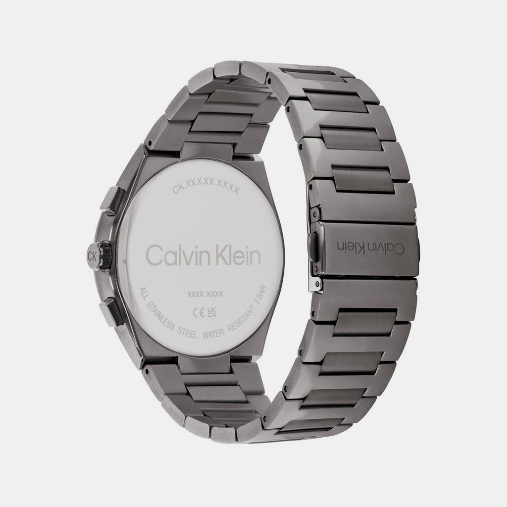 Calvin Klein Men Round Dark Blue watch