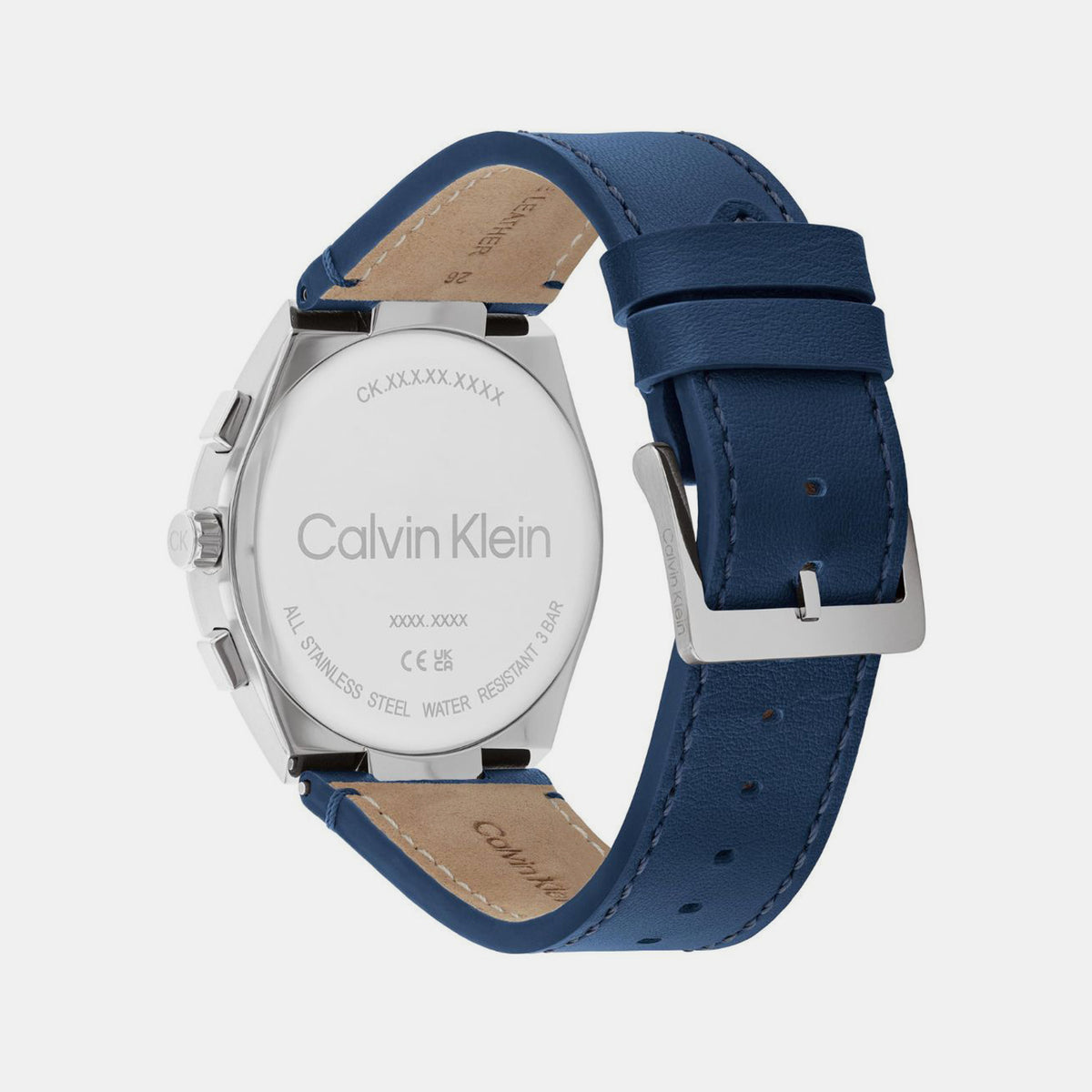 Calvin Klein Men Round Light Gunmetal watch