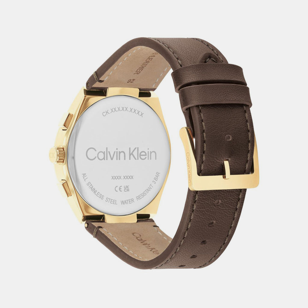 Calvin Klein Men Round Dark Blue watch