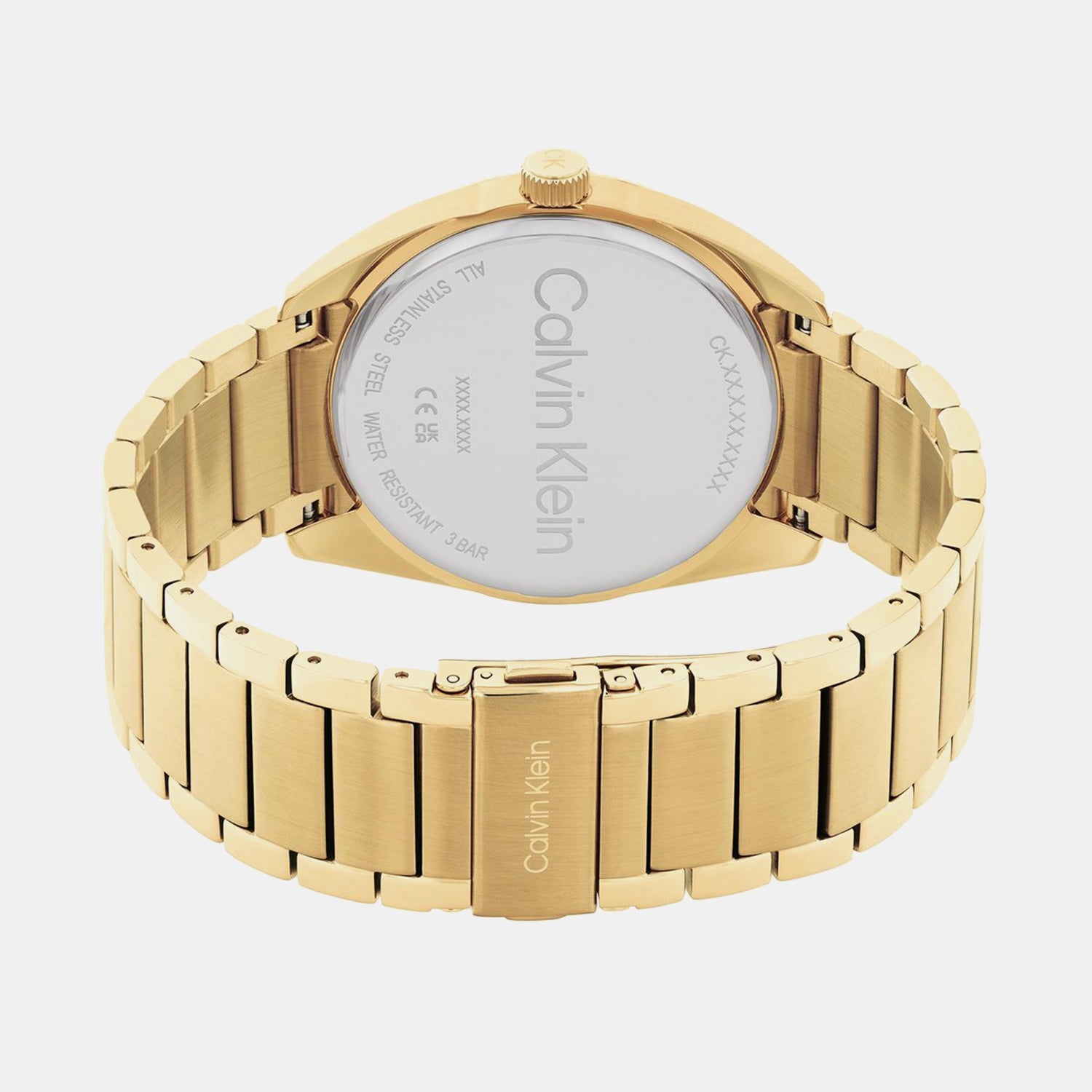 Progress Men Quartz Gold Dial Analog Stainless Steel Watch 25200447