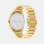 Calvin Klein Men Round Gold watch