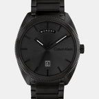 Progress Men Quartz Black Dial Analog Stainless Steel Watch 25200448