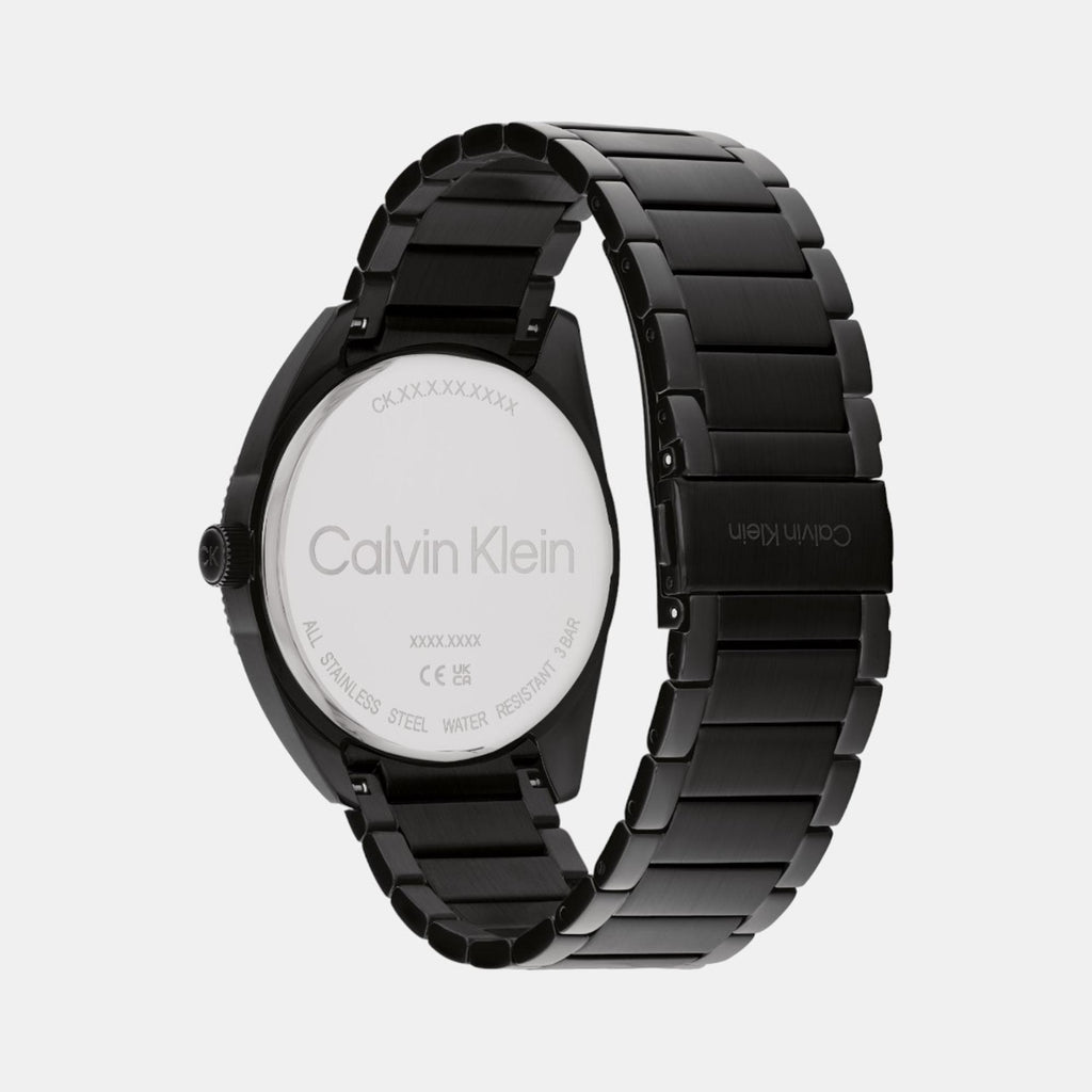 Calvin Klein Men Round Black watch