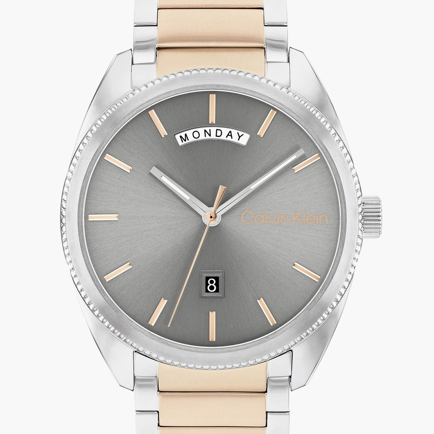 Progress Men Quartz Grey Dial Analog Stainless Steel Watch 25200449