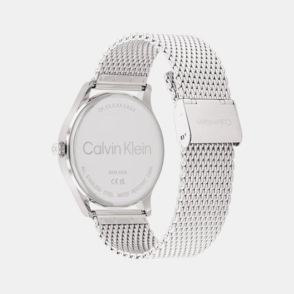 Ascend Men Quartz Blue Dial Analog Stainless Steel Watch 25200450