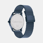 Calvin Klein Men Round Blue watch
