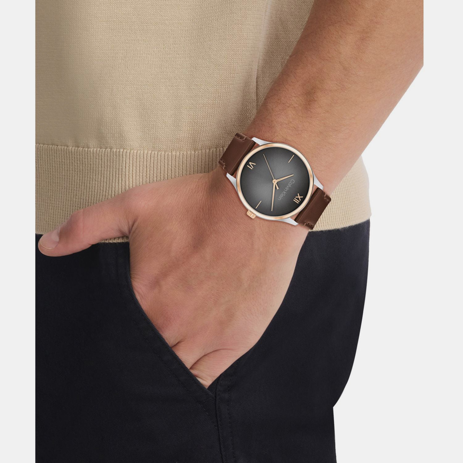 Calvin Klein Stainless Steel Round watch