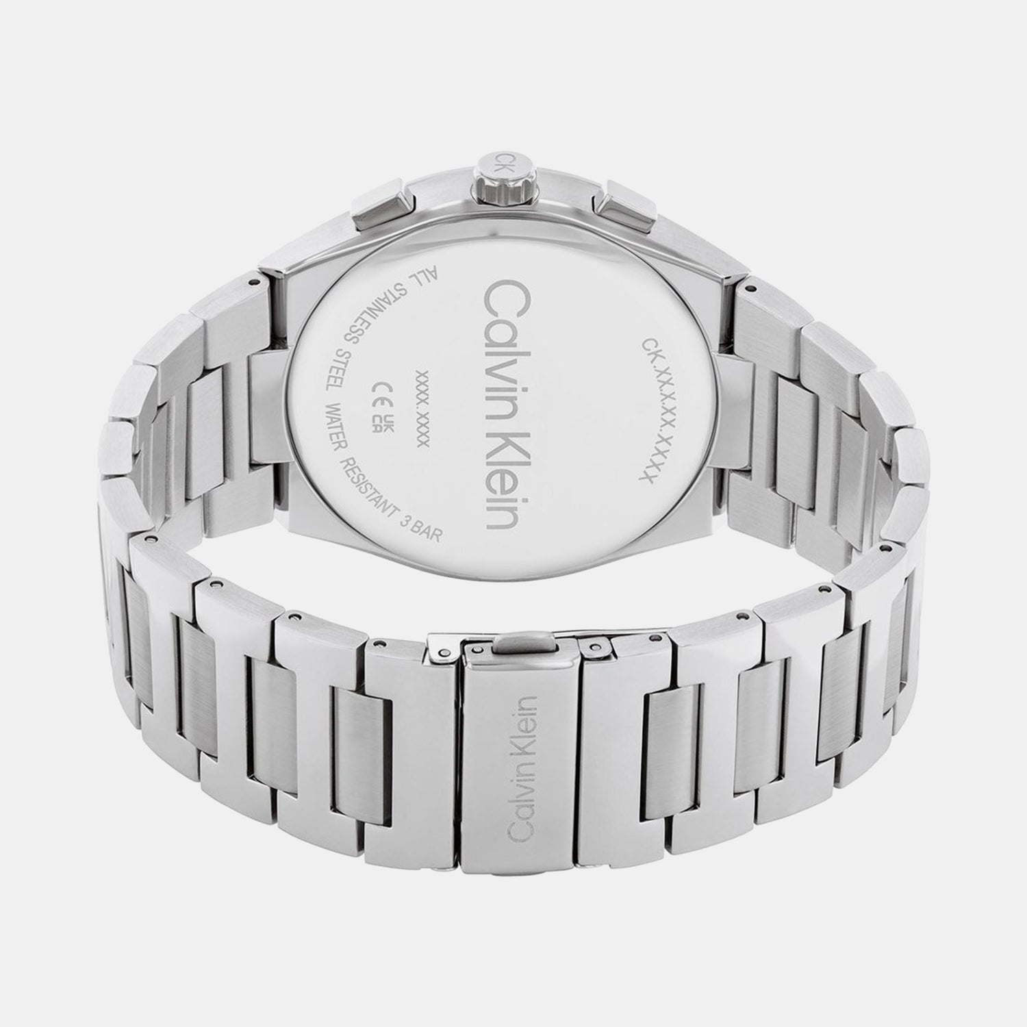 Distinguish Men Quartz Black Dial Chronograph Stainless Steel Watch 25200459