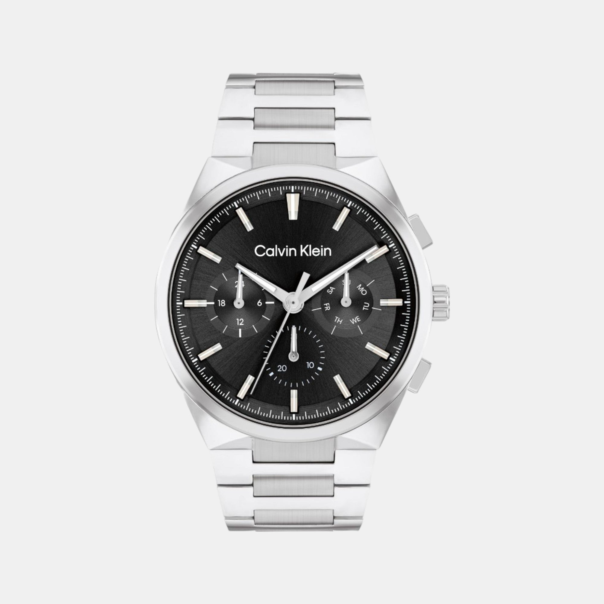 Calvin Klein Round Black Chronograph watch