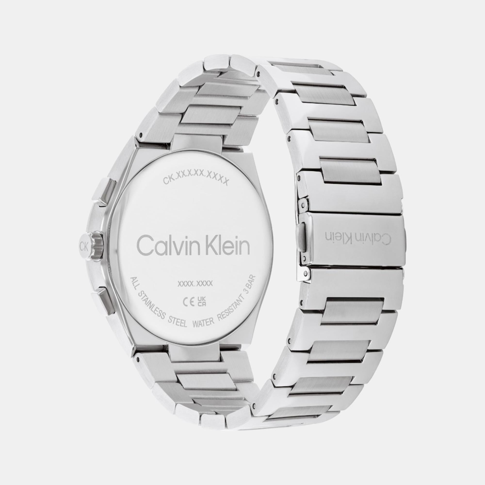 Calvin Klein Men Round Black watch