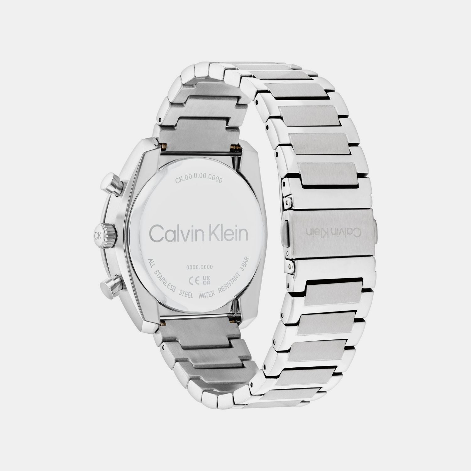 Calvin Klein Men Tonneau Blue watch