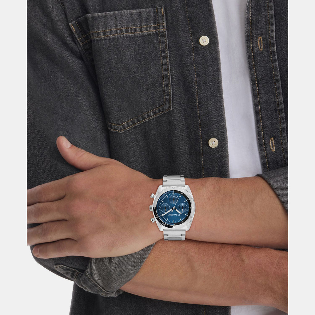 Calvin Klein Stainless Steel Tonneau watch