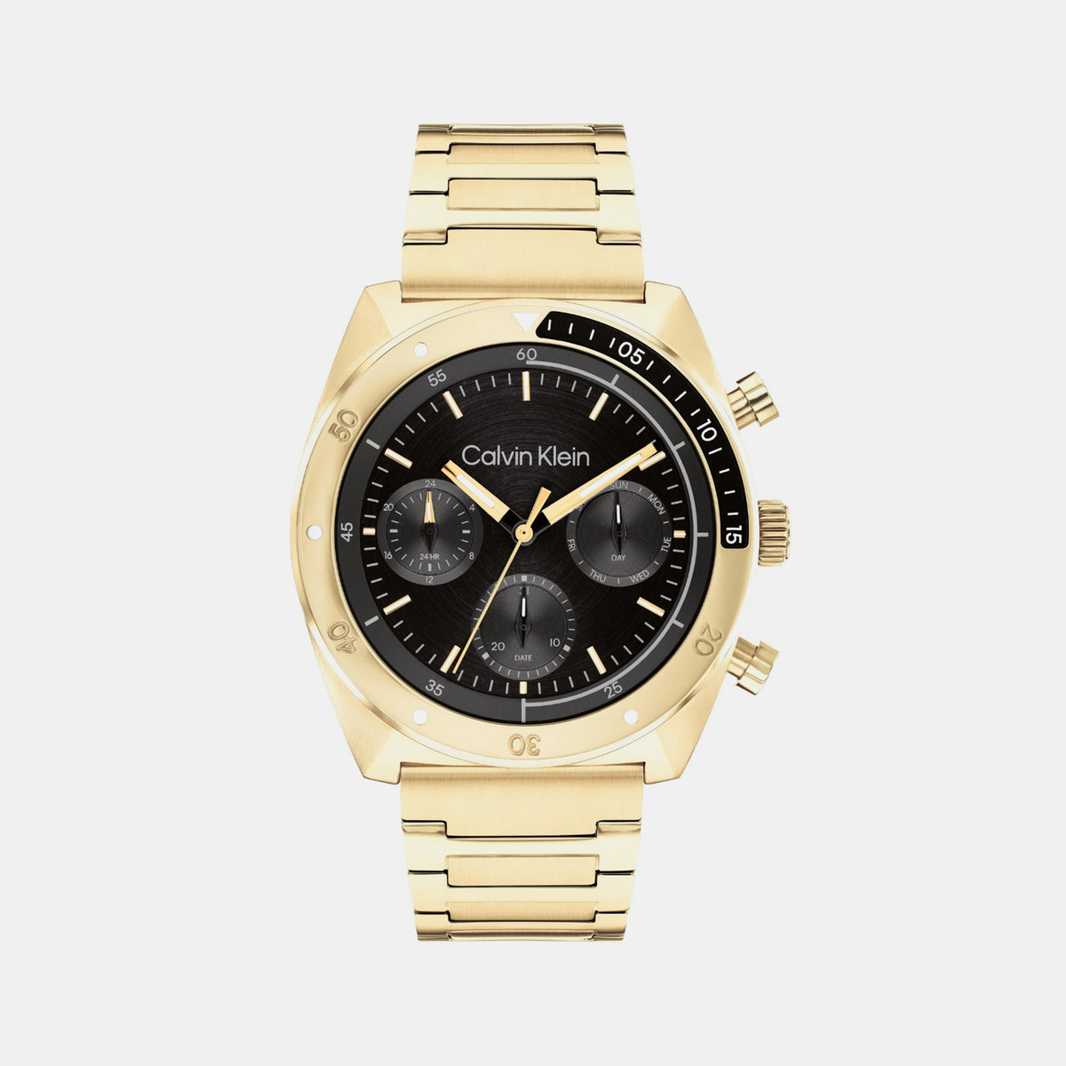 Calvin Klein Tonneau Black Multi-Function watch