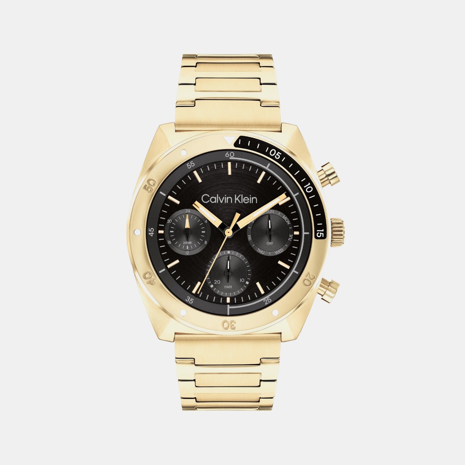 Calvin Klein Tonneau Black Multi-Function watch