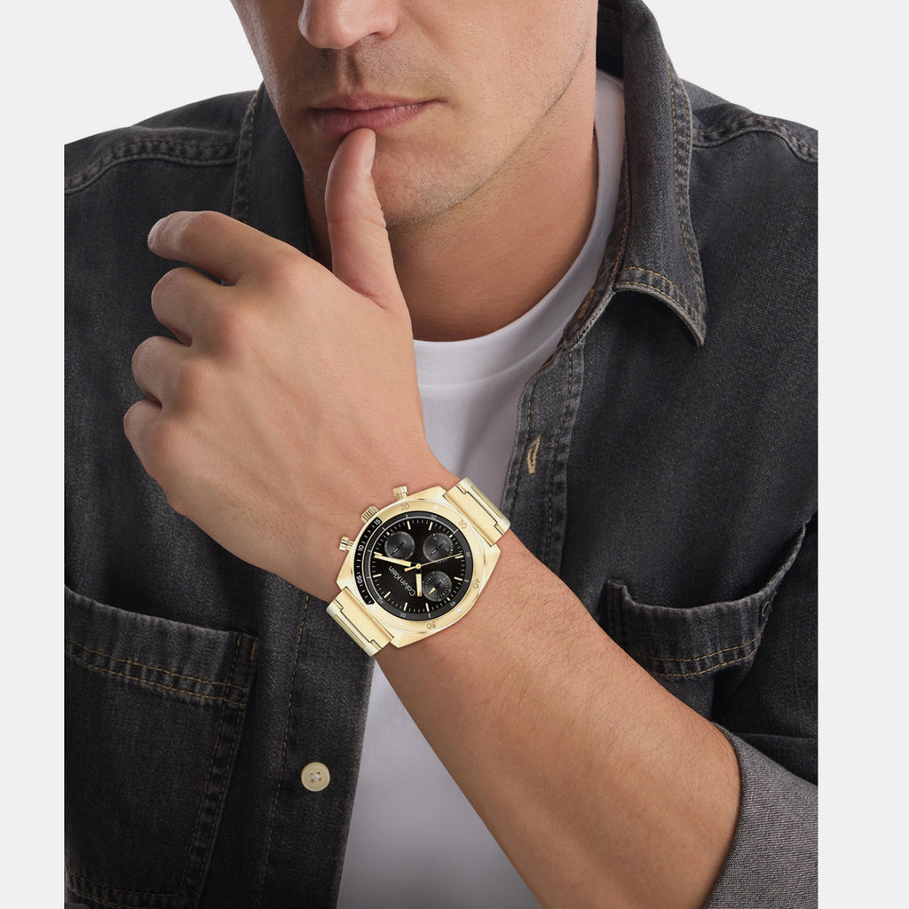 Calvin Klein Stainless Steel Tonneau watch