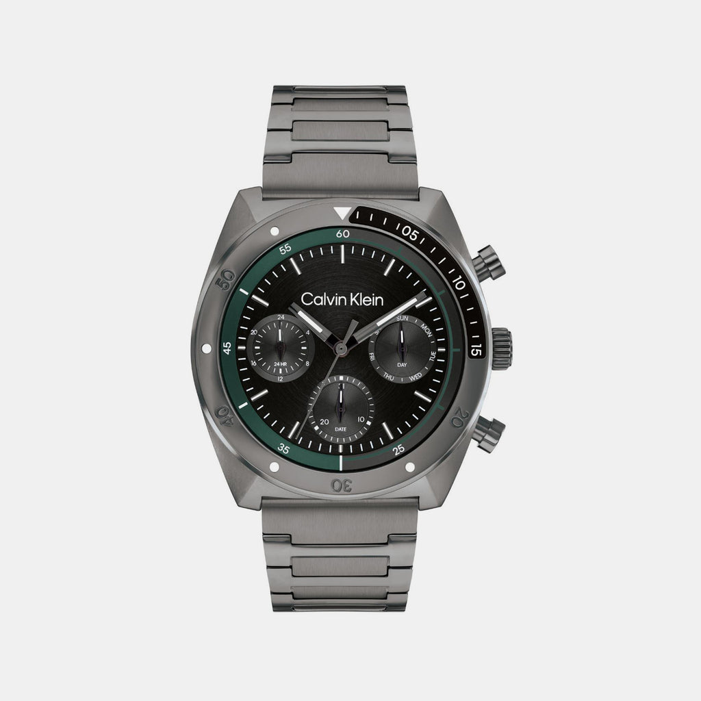 Calvin Klein Tonneau Black Multi-Function watch