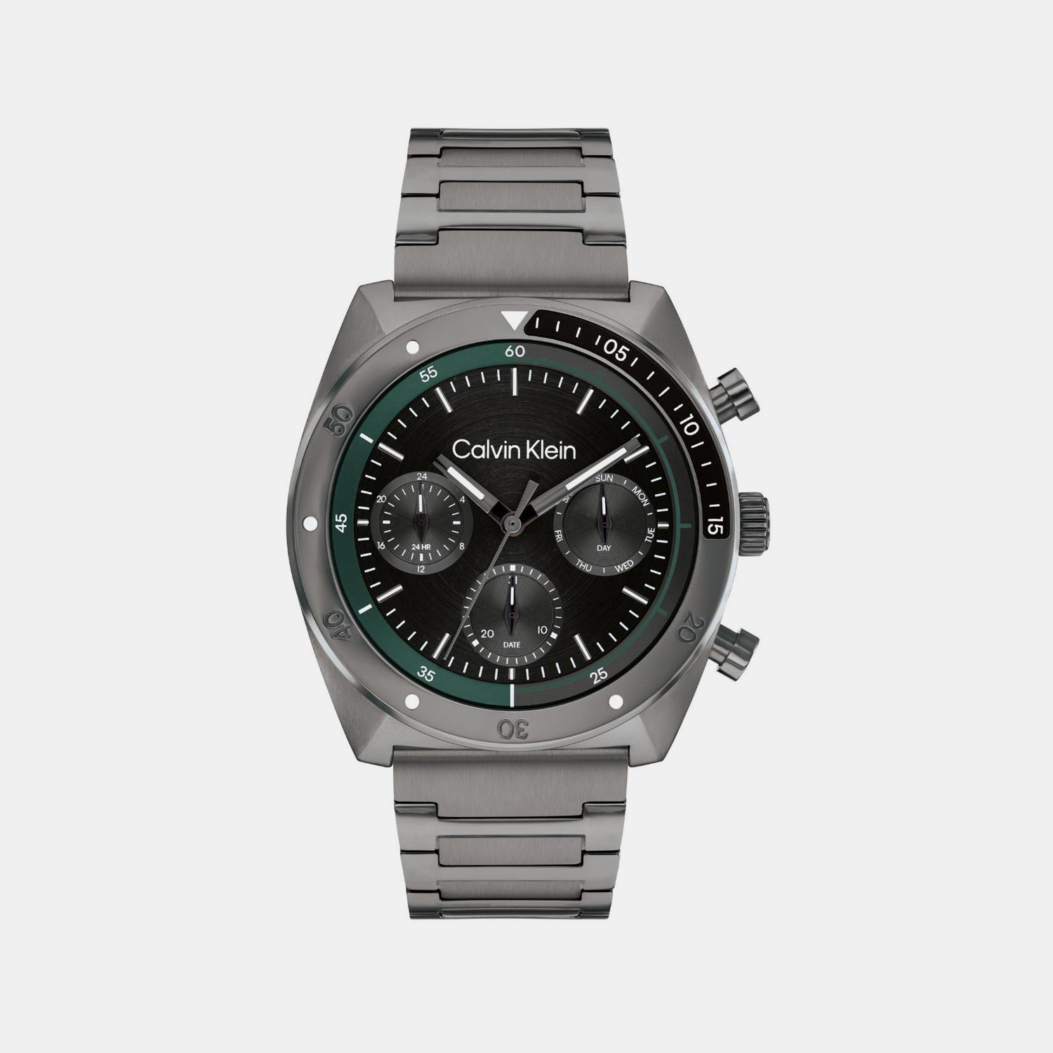 Calvin Klein Tonneau Black Multi-Function watch