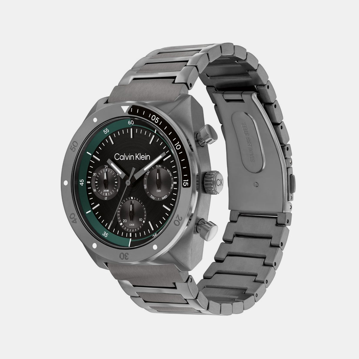 Calvin Klein 42 mm Tonneau Quartz watch