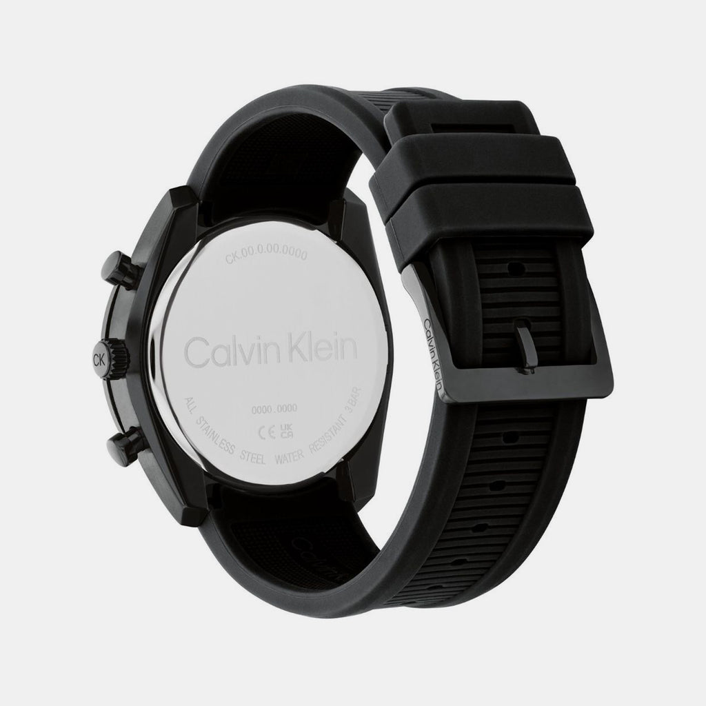 Calvin Klein Men Tonneau Black watch