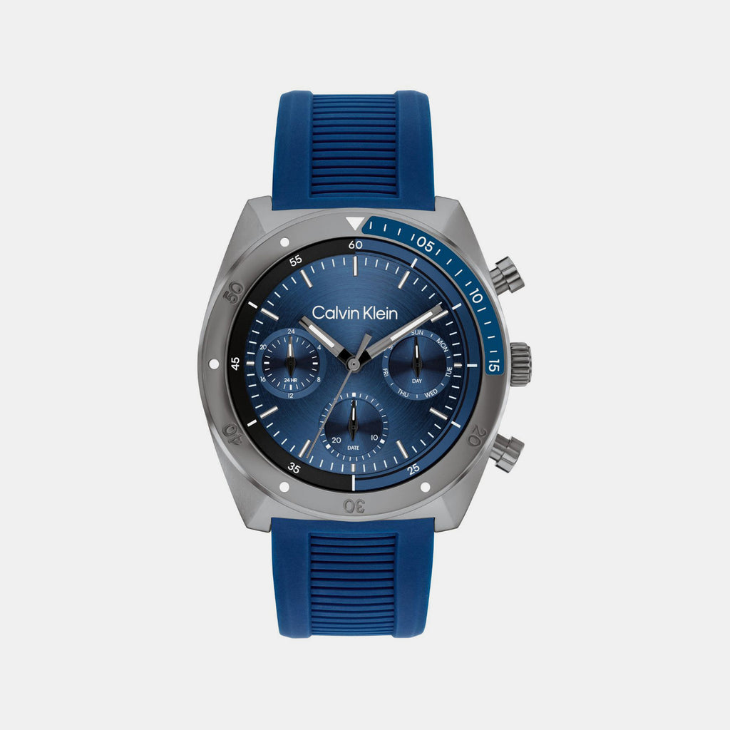 Calvin Klein Tonneau Blue Chronograph watch
