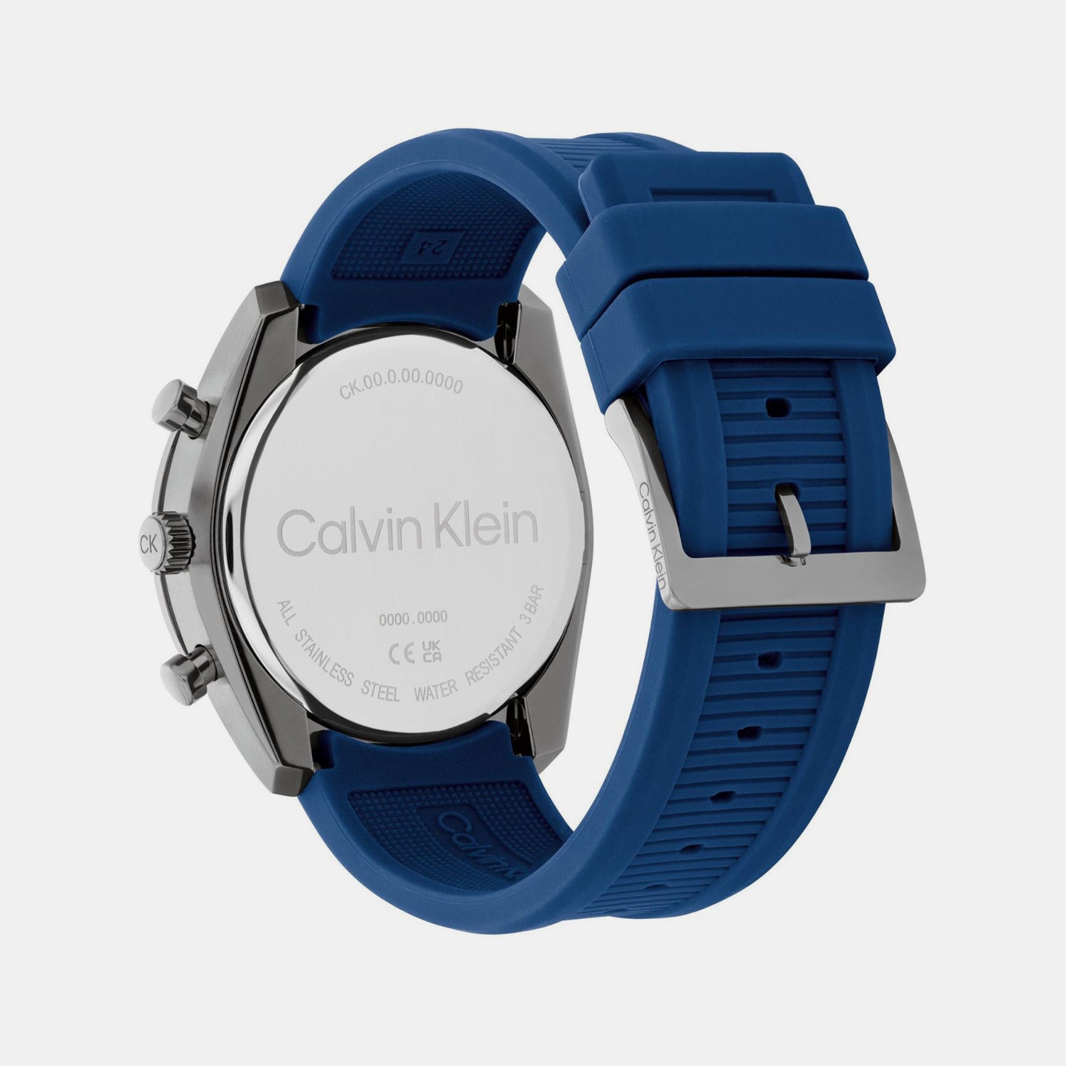 Calvin Klein Men Tonneau Blue watch