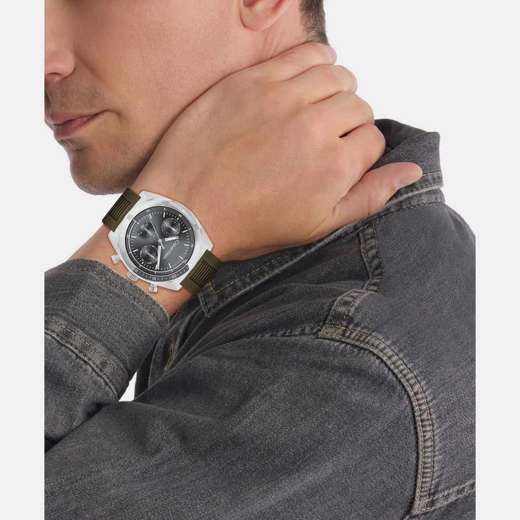 Calvin Klein Stainless Steel Tonneau watch