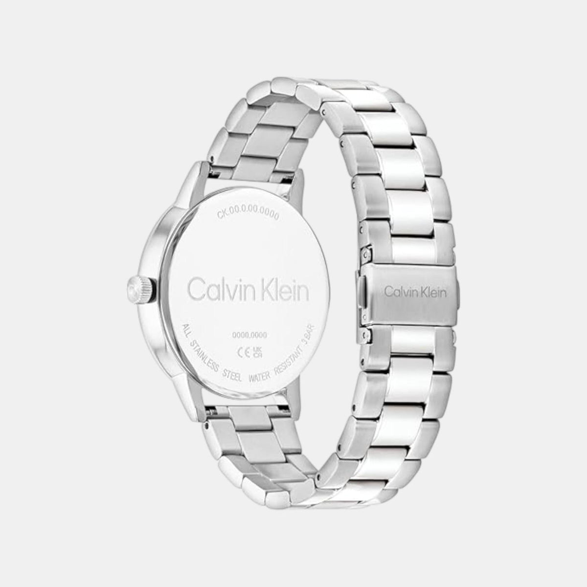 Linked Men Quartz White Dial Analog Stainless Steel Watch 25200477
