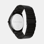 Distinguish Men Quartz Black Dial Analog Stainless Steel Watch 25200490